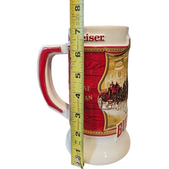 Budweiser Limited Edition Clydesdales Holiday Stein 2024 NEW Box Certificate - Picture 9 of 16